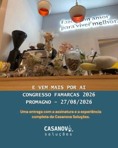 Buffet personalizado no estande da Hertz em feira farmacêutica