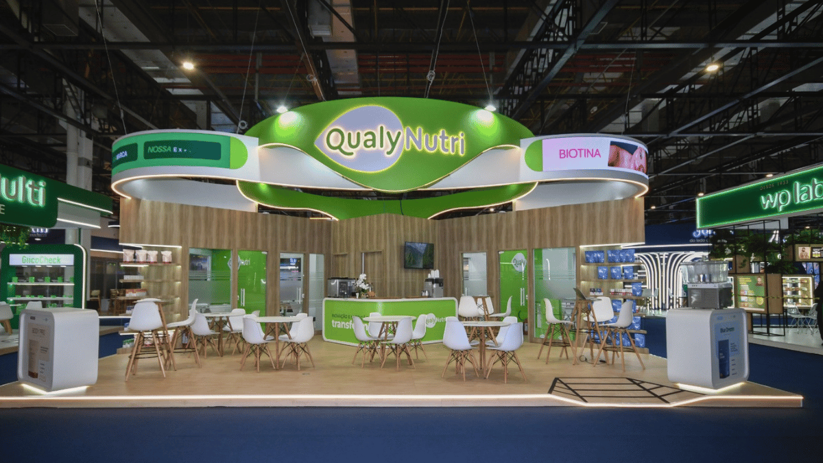 Estande da Qualy Nutri na Abradilan Conexão Farma