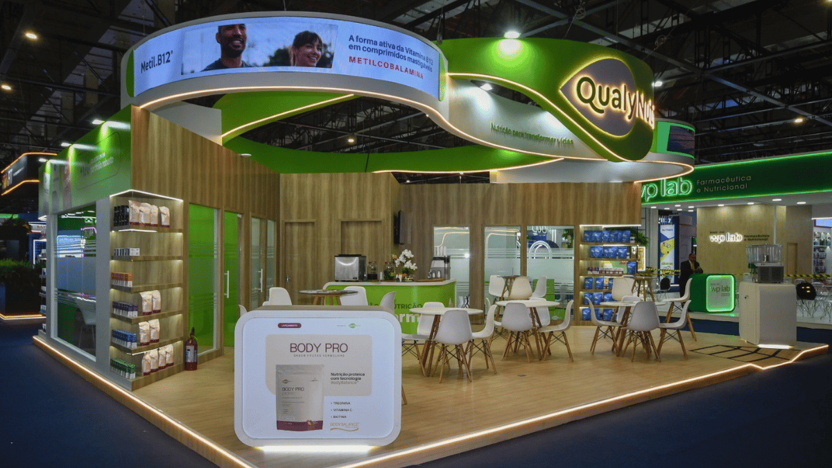 Estande da Qualy Nutri na Abradilan Conexão Farma